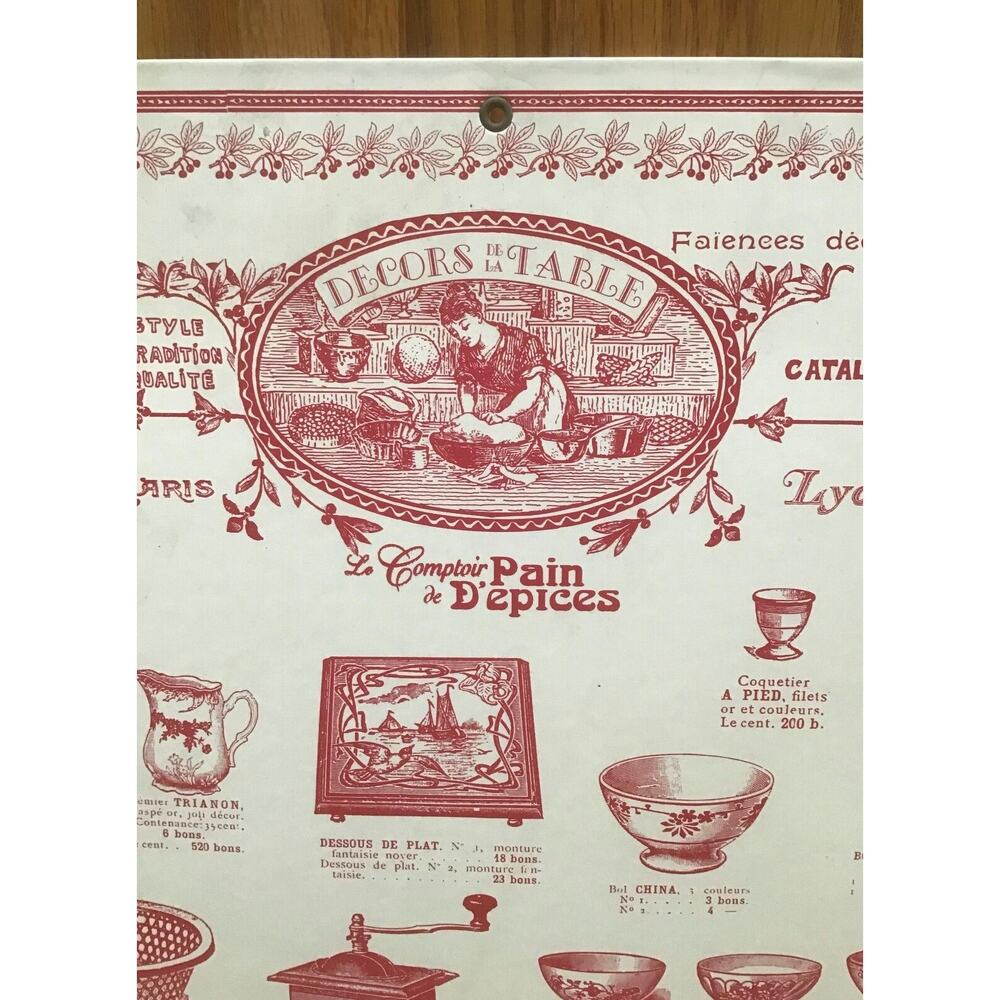 Vintage Le Comptoir Pain de D'epices Paris France French Wall Decor Sign ~697A - Picture 2 of 9
